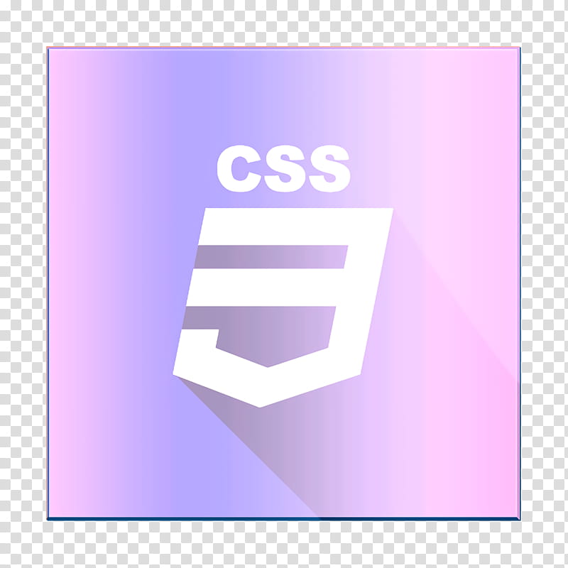 css icon front-end icon long shadow icon, Frontend Icon, Web Icon, Web Technology Icon, Violet, Text, Purple, Pink transparent background PNG clipart