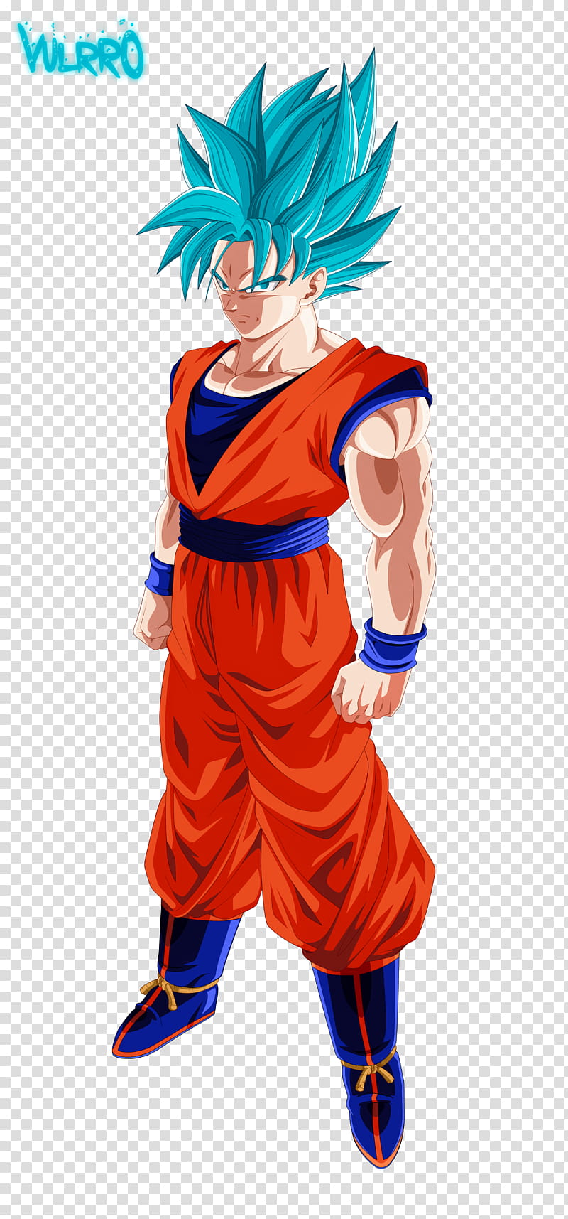 Goku Super Saiyan Blue V transparent background PNG clipart