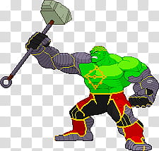 The Worthy Hulk/ Nul Breaker Of Worlds transparent background PNG clipart