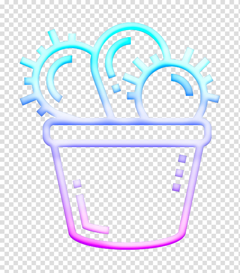Home Decoration icon Cactus icon, Neon, Symbol, Logo transparent background PNG clipart