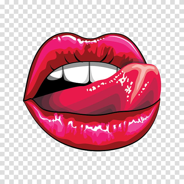 Lips, Tongue, Mouth, Human Mouth, Face, Sticker, Pink, Red transparent background PNG clipart