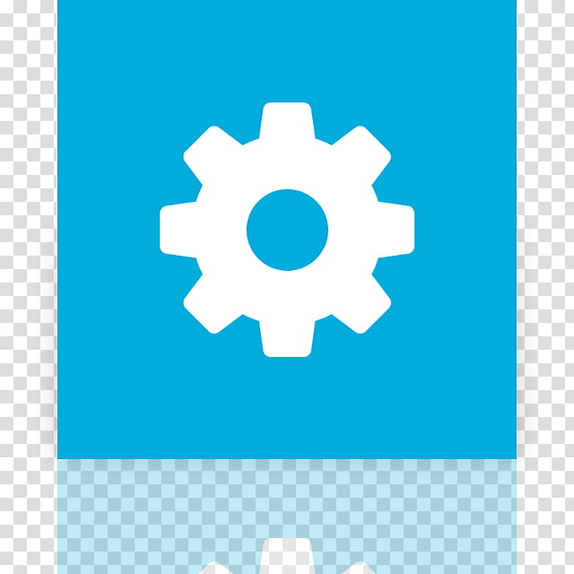 Metro UI Icon Set  Icons, Configure alt _mirror, square blue and white setting icon transparent background PNG clipart