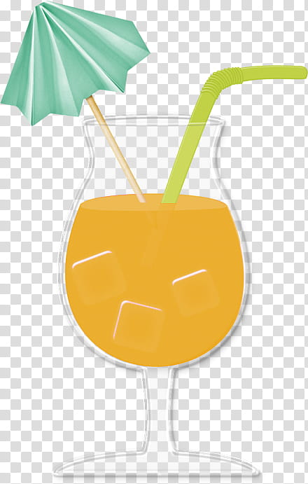 , hurricane glass filled with yellow beverage transparent background PNG clipart