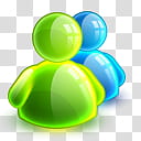 MSN , two person icons transparent background PNG clipart