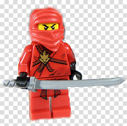 lego ninjago kai, ninja holding sword minifig transparent background PNG clipart