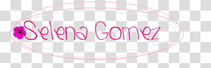Texto selena gomez transparent background PNG clipart thumbnail