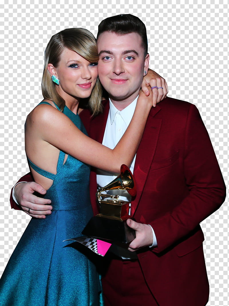 Tay Swift And Sam Smith,  transparent background PNG clipart