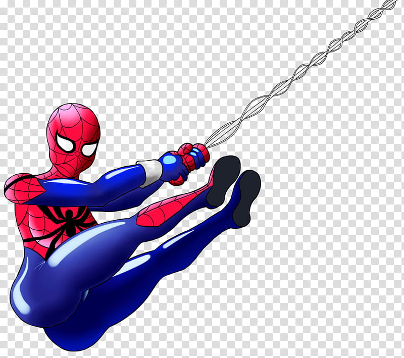 Spider-Girl swing transparent background PNG clipart