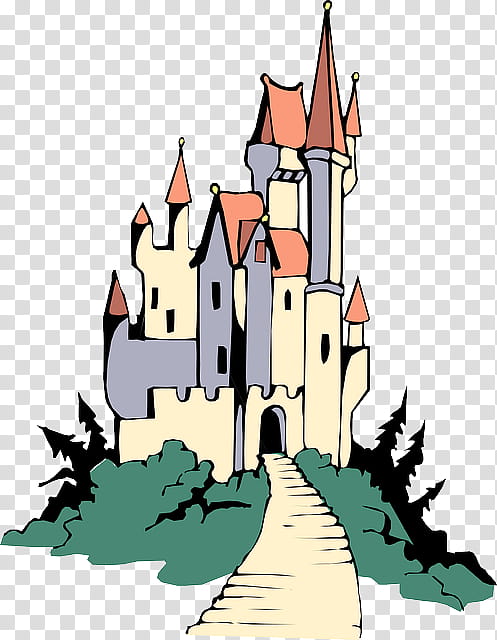 Castle, Drawing, Palace, Line Art, Tree, Building, Facade, Steeple transparent background PNG clipart