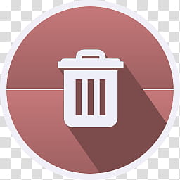 Flat Gradient Half Round Trash Icon Transparent Background Png Clipart Hiclipart