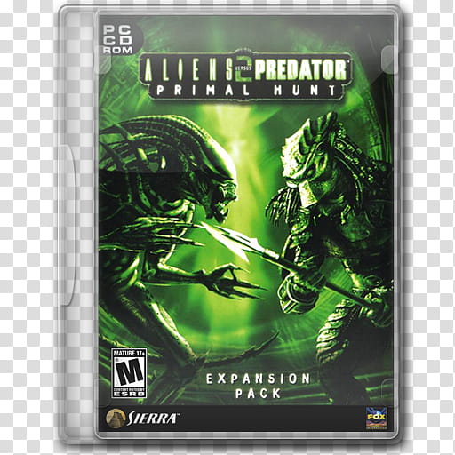 Game Icons , Aliens versus Predator  Primal Hunt transparent background PNG clipart