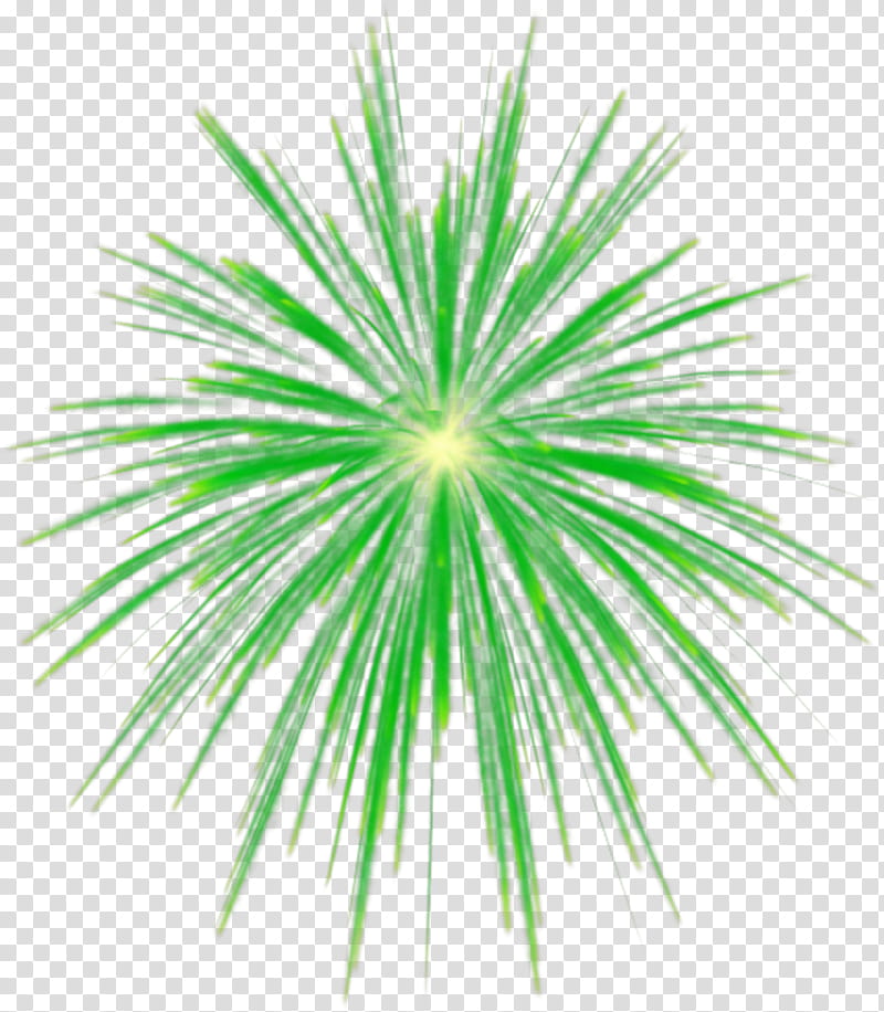 Green Fireworks Clipart