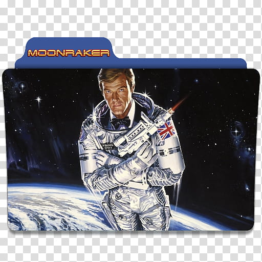 James Bond Series Folder Icons, () Moonraker v transparent background PNG clipart