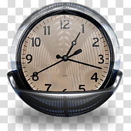 Sphere   , white analog clock at : transparent background PNG clipart