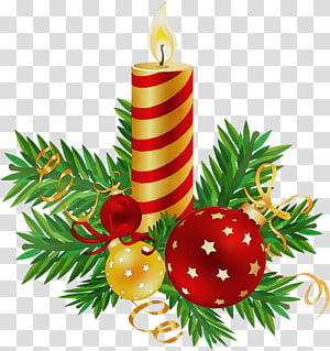 Christmas decoration, Watercolor, Paint, Wet Ink, Candle, Oregon Pine, Christmas Ornament, Colorado Spruce transparent background PNG clipart thumbnail