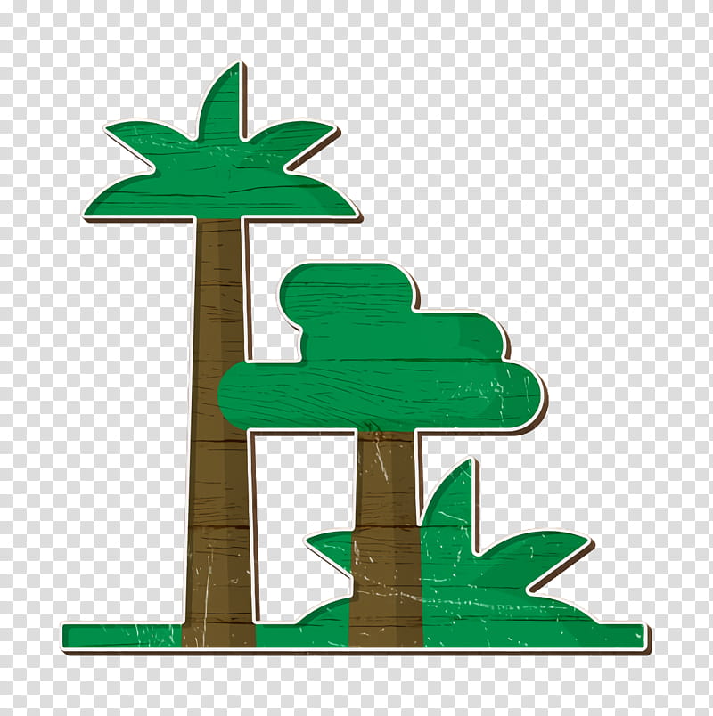 Tropical icon Climate Change icon Rain icon, Green, Tree, Symbol, Plant, Furniture transparent background PNG clipart