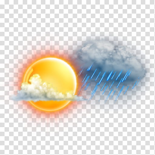 The REALLY BIG Weather Icon Collection, partly-cloudy-pm-rain transparent background PNG clipart