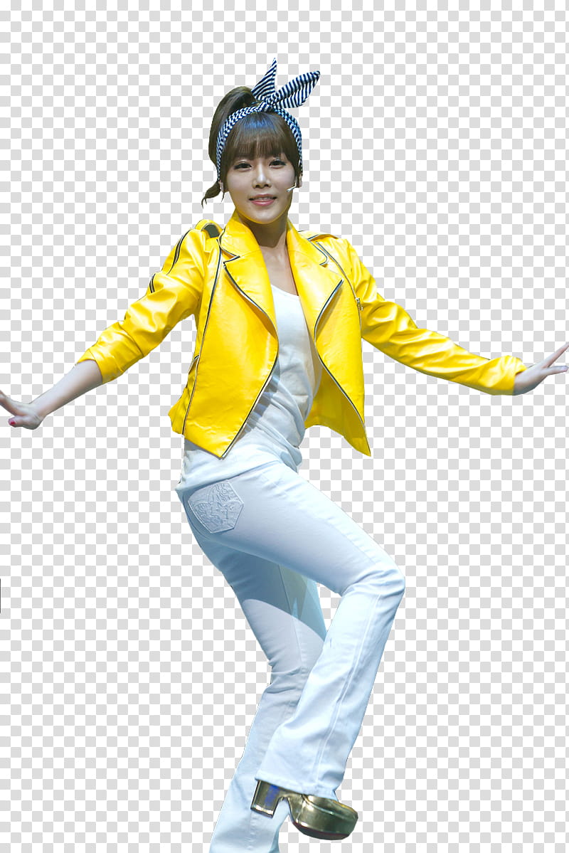 Soyeon Roly Poly, woman wearing red leather suit jacket transparent background PNG clipart