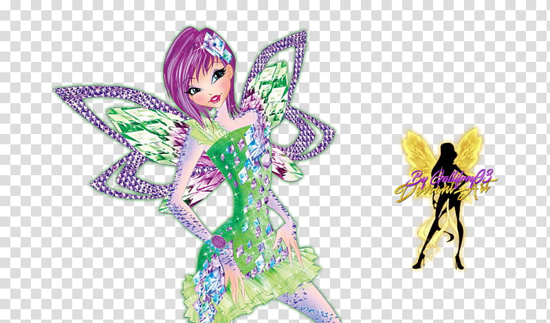 Winx Club Tecna Power Tynix Couture transparent background PNG clipart
