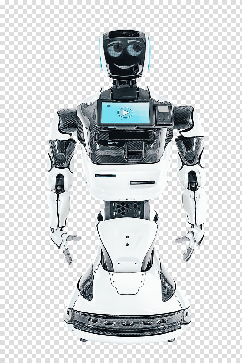 Person, Robot, Amro Kamel Group, Autonomous Robot, Service Robot, Robotics, Business, Gitex 2018 transparent background PNG clipart