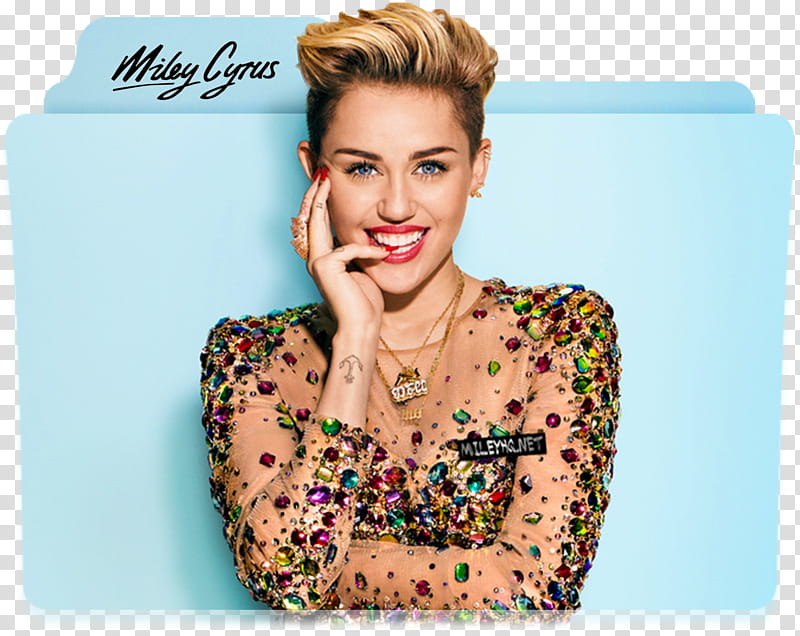 Women of Pop Folders Part , MileyCyrus icon transparent background PNG clipart