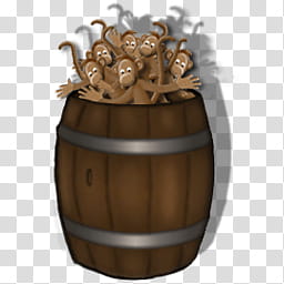 Barrel of Monkey , Monkey_full icon transparent background PNG clipart