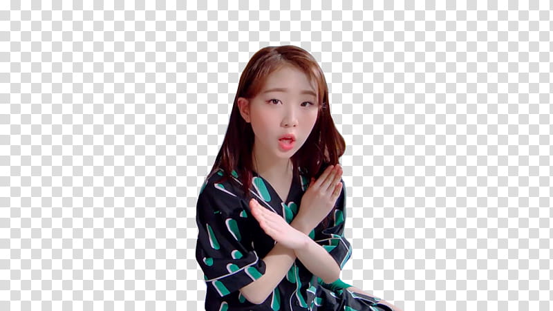 YEOJIN KISS LATER LOONA, woman crossing her arms transparent background PNG clipart