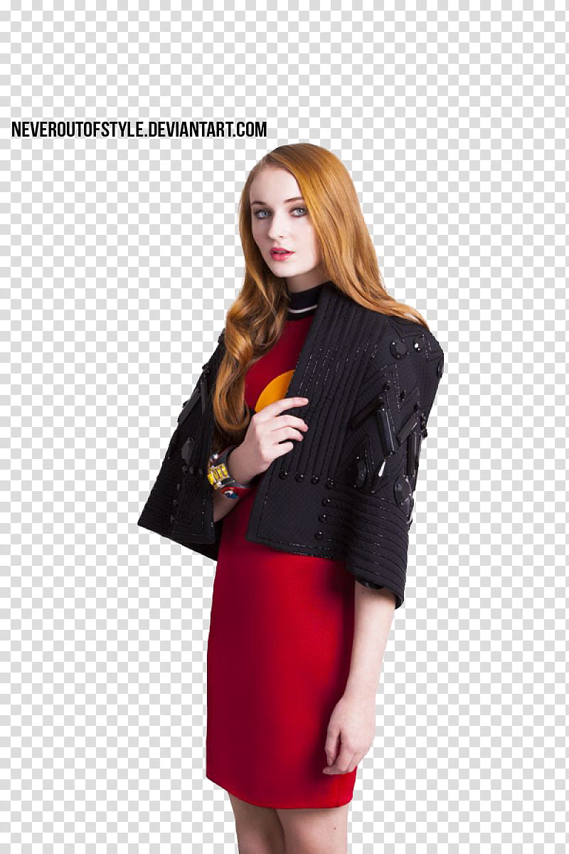 Sophie Turner ,  transparent background PNG clipart