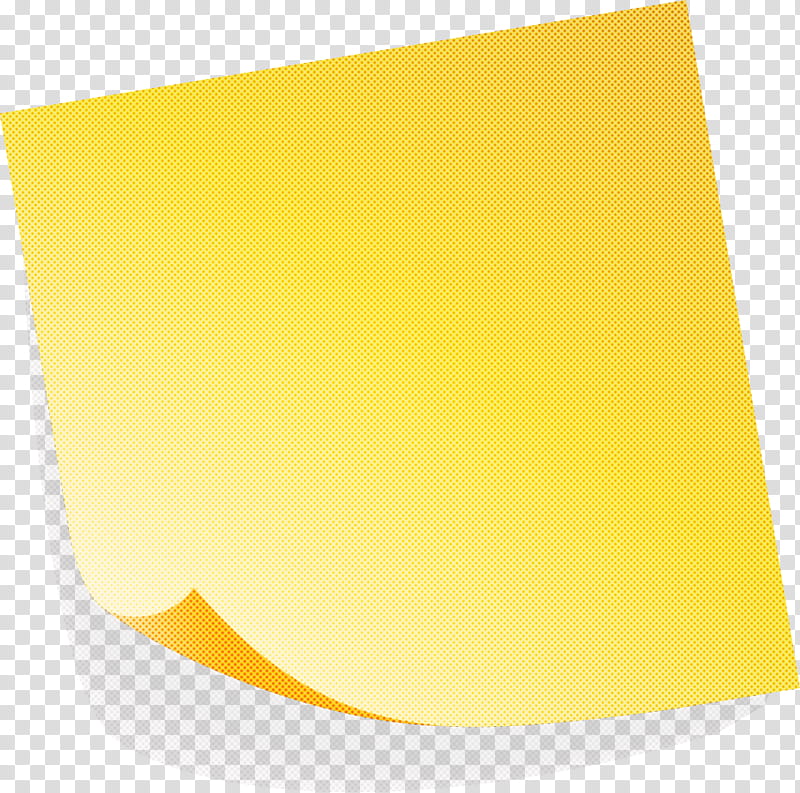 Post-it note, Yellow, Orange, Paper, Paper Product, Postit Note, Construction Paper, Rectangle transparent background PNG clipart