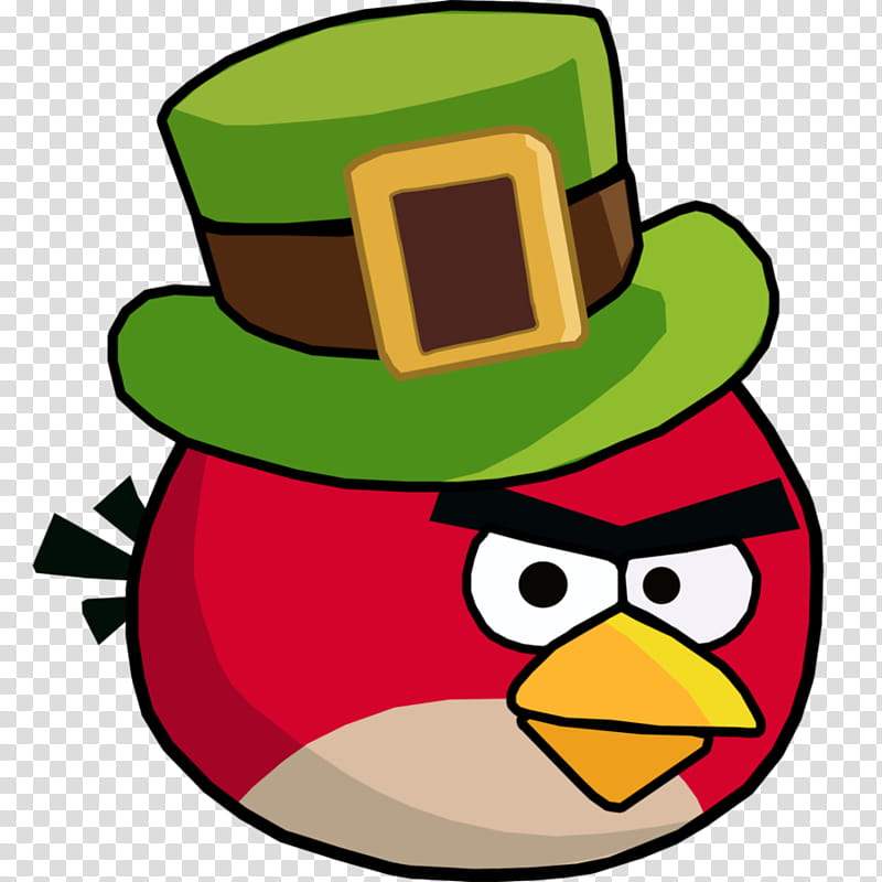 Patrick&#;s Day Red Bird in HQ transparent background PNG clipart