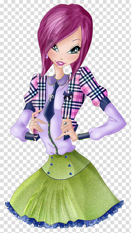 Tecna Preppy Winx Club  transparent background PNG clipart