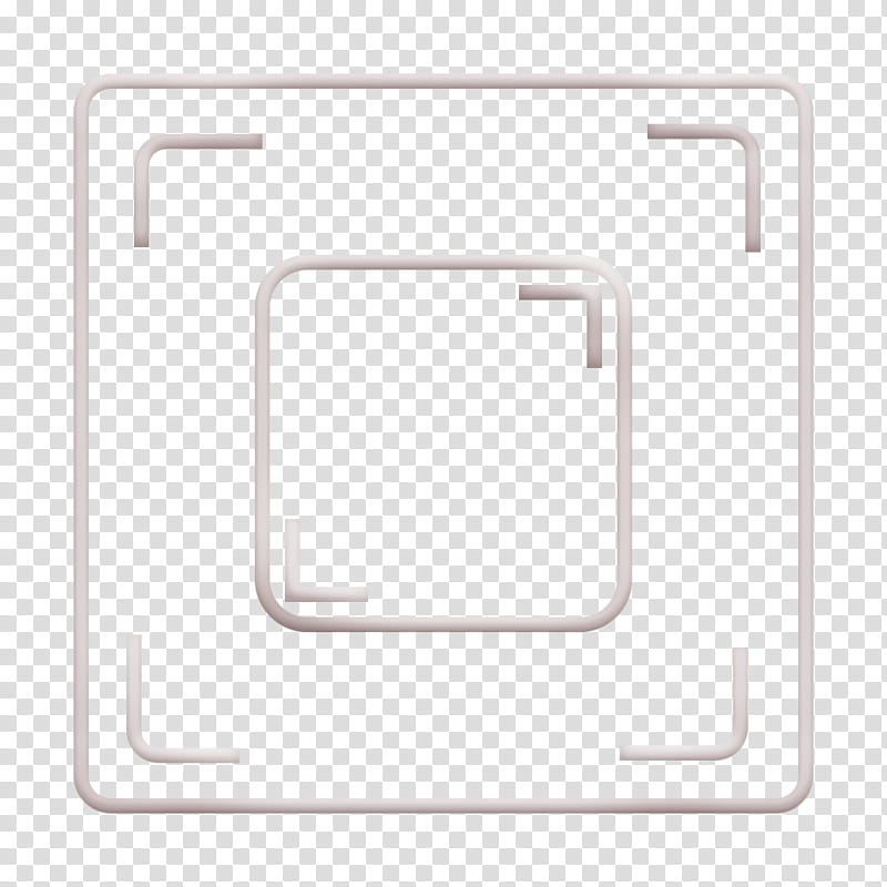 outline icon proccessor icon red icon, Shopping Icon, Wall Plate, Technology, Square, Rectangle transparent background PNG clipart