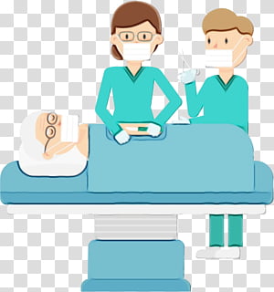 cartoon sitting table sharing, Watercolor, Paint, Wet Ink,  Cartoon, Job transparent background PNG clipart thumbnail