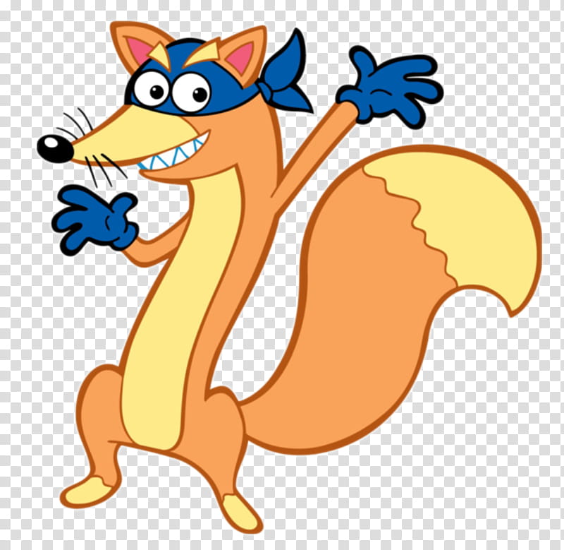 Dora The Explorer, illustration of orange fox character transparent background PNG clipart