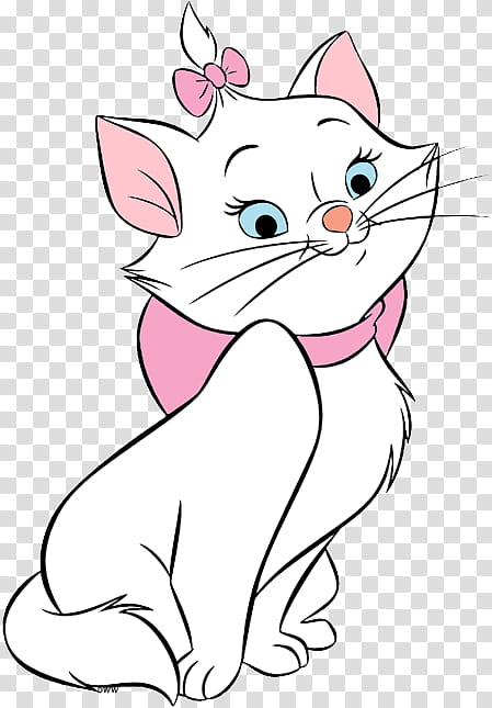 Kitten, Cat, Whiskers, Marie, Drawing, Aristocats, Small To Mediumsized Cats, White transparent background PNG clipart