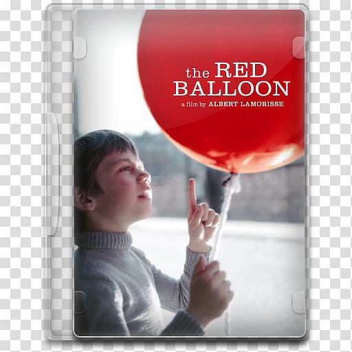 Movie Icon Mega , The Red Balloon, The Red Balloon movie case transparent background PNG clipart