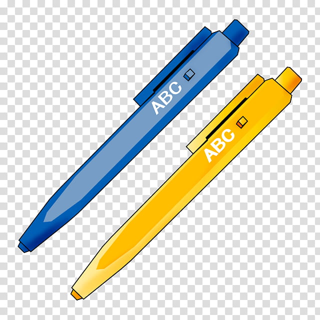 Ballpoint Pen Yellow, Office Supplies, Utility Knife, Ball Pen transparent background PNG clipart