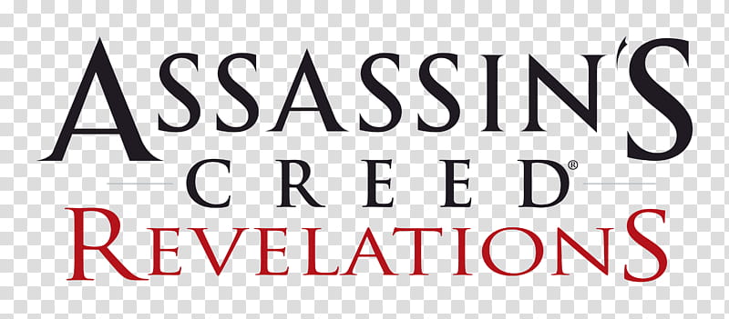 Assassin Creed Logo Resource , Assassin's Cred Revelation text transparent background PNG clipart