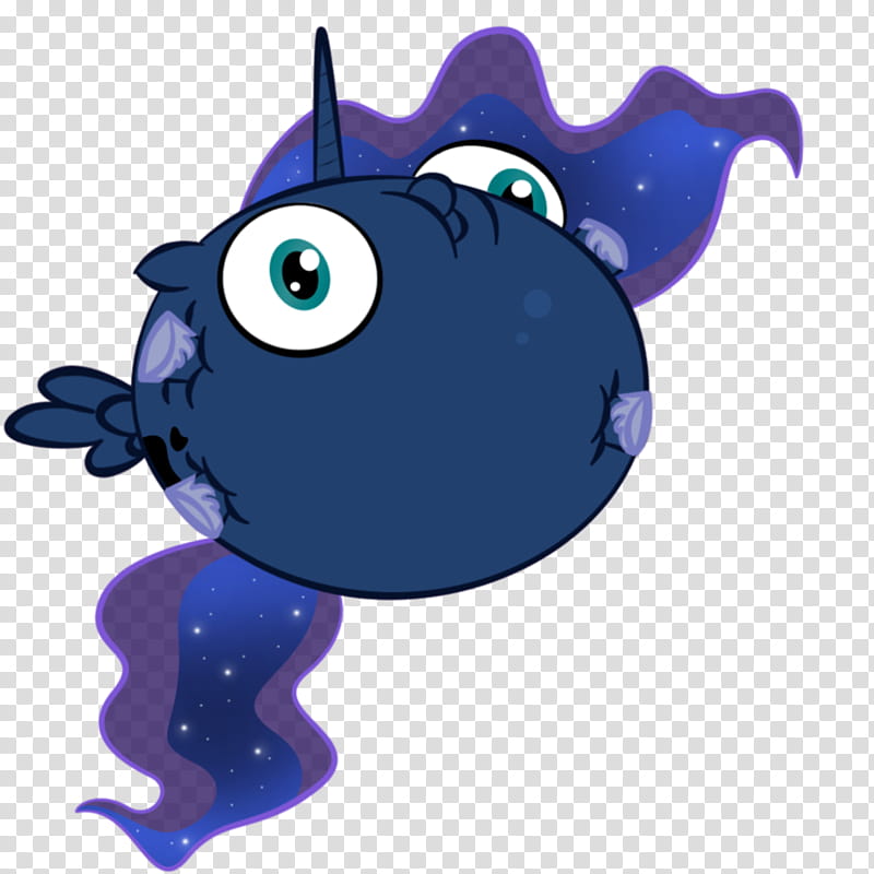 Bubble luna, black and blue My Little Pony character illustration transparent background PNG clipart