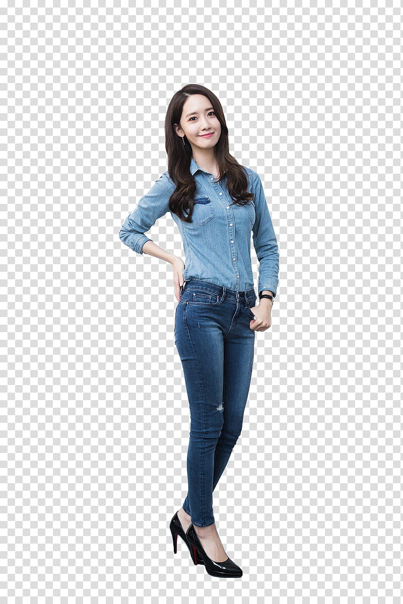 SNSD Yoona Lee Jeans transparent background PNG clipart