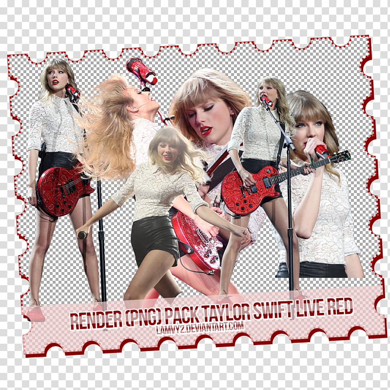 RENDER TAYLOR SWIFT LIVE RED HQ, preview transparent background PNG clipart
