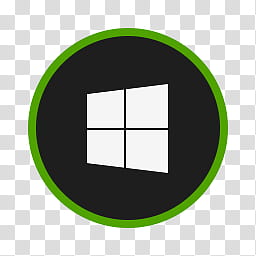 Circular Icon Set, Windows Media Center, Microsoft Windows logo transparent background PNG clipart