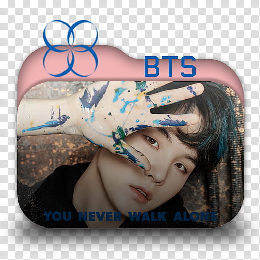 BTS Folder Icons YOU NEVER WALK ALONE by emosasa, SUGA  transparent background PNG clipart