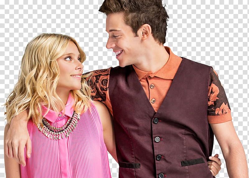 Soy Luna Valentina Zenere, man and woman cuddling transparent background PNG clipart