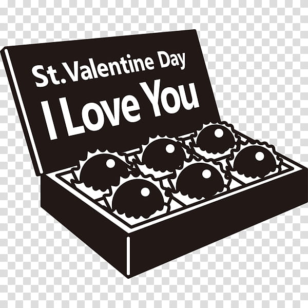 Valentines Day, Text, Chocolate, Microsoft PowerPoint, Everyday Life, Template, Computer Font, Monochrome Painting transparent background PNG clipart