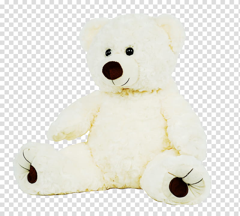Teddy bear, Stuffed Toy, Plush, Polar Bear, Animal Figure, Baby Toys, Textile, Beige transparent background PNG clipart