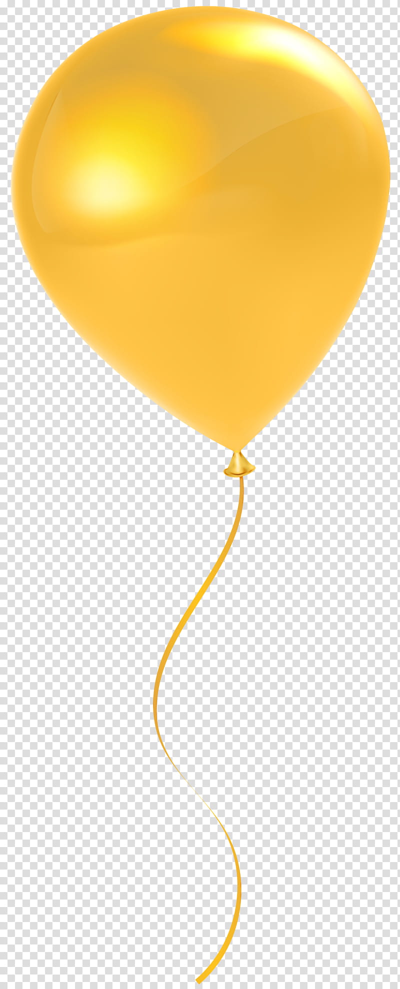 Watercolor Balloon, Paint, Wet Ink, Lighting, Yellow, Orange, Party Supply transparent background PNG clipart