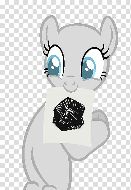 Base Look at my gemsona, gray My Little Pony character transparent background PNG clipart