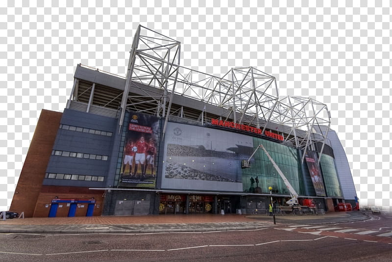 Old Trafford Alpha Channel, brown and gray building transparent background PNG clipart