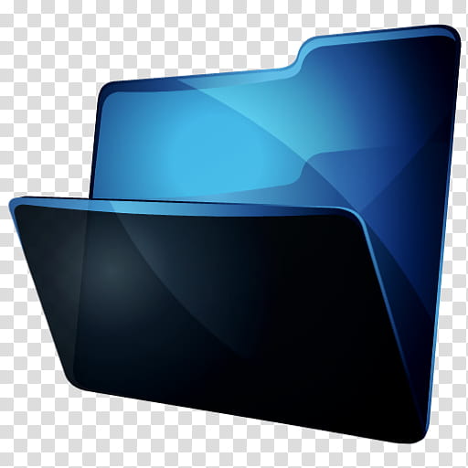 HP Dock Icon Set, Folder, blue files logo transparent background PNG clipart
